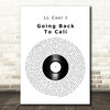 LL Cool J Going Back To Cali Vinyl Record Song Lyric Art Print