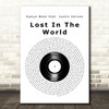 Kanye West feat. Justin Vernon Lost In The World Vinyl Record Song Lyric Art Print