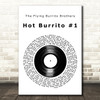 The Flying Burrito Brothers Hot Burrito #1 Vinyl Record Song Lyric Art Print