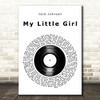 Jack Johnson My Little Girl Vinyl Record Song Lyric Art Print