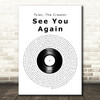 Tyler, The Creator See You Again Vinyl Record Song Lyric Art Print