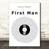 Camila Cabello First Man Vinyl Record Song Lyric Art Print