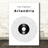 Foo Fighters Arlandria Vinyl Record Song Lyric Art Print
