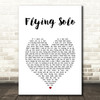 Julie and the Phantoms Cast Flying Solo White Heart Song Lyric Art Print