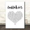 Yuna Lullabies White Heart Song Lyric Art Print
