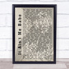 Bob Dylan It Ain't Me Babe Shadow Song Lyric Quote Print