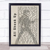 Elvis Presley All Shook Up Shadow Song Lyric Quote Print