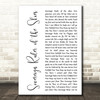 Foto Sisters Sovereign Ruler of the Skies White Script Song Lyric Art Print