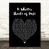 Annie Lennox A Whiter Shade of Pale Black Heart Song Lyric Art Print