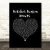 Billie Eilish Bitches Broken Hearts Black Heart Song Lyric Art Print