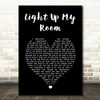 Barenaked Ladies Light Up My Room Black Heart Song Lyric Art Print