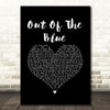 Mike + The Mechanics Out Of The Blue Black Heart Song Lyric Art Print
