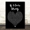 Frank Turner If I Ever Stray Black Heart Song Lyric Art Print