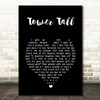 Gene Pitney Tower Tall Black Heart Song Lyric Art Print