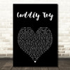 Roachford Cuddly Toy Black Heart Song Lyric Art Print