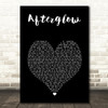 Taylor Swift Afterglow Black Heart Song Lyric Art Print