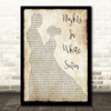 Moody Blues Nights In White Satin Man Lady Dancing Song Lyric Quote Print