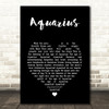 James Rado Aquarius Black Heart Song Lyric Art Print