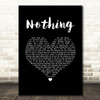 Bruno Major Nothing Black Heart Song Lyric Art Print