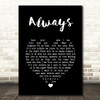 Erasure Always Black Heart Song Lyric Art Print