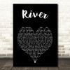 Leon Bridges River Black Heart Song Lyric Art Print