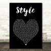 Taylor Swift Style Black Heart Song Lyric Art Print