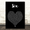 Six The Musical Six Black Heart Song Lyric Art Print