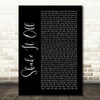 Taylor Swift Shake It Off Black Script Song Lyric Art Print