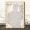Sully Erna My Light Father & Baby Song Lyric Art Print