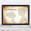 Luther Vandross Dance With My Father Man Lady Couple Song Lyric Quote Print