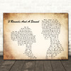 Blind Pilot 3 Rounds And A Sound Man Lady Couple Song Lyric Quote Print