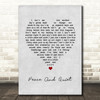 The Rifles Peace And Quiet Grey Heart Song Lyric Art Print