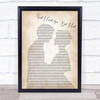 Michael Bolton Said I Loved You... But I Lied Bride Groom Song Lyric Quote Print