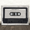 Little Mix A Mess (Happy 4 U) Music Script Cassette Tape Song Lyric Art Print