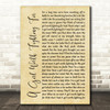 Mulan A Girl Worth Fighting For Rustic Script Song Lyric Art Print