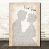 Semisonic Secret Smile Man Lady Bride Groom Wedding Song Lyric Quote Print