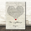 Sam Smith The Lighthouse Keeper Script Heart Song Lyric Art Print