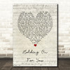 Liberty X Holding On for You Script Heart Song Lyric Art Print