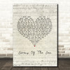 Above & Beyond Sirens Of The Sea Script Heart Song Lyric Art Print