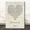Anna Kendrick Get Back Up Again Script Heart Song Lyric Art Print