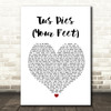 Nahko And Medicine For The People Tus Pies (Your Feet) Heart Song Lyric Print