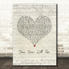 Crystal Shawanda You Can Let Go Script Heart Song Lyric Art Print