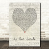 Cuco Lo Que Siento Script Heart Song Lyric Art Print