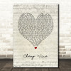 The Vamps Cheap Wine Script Heart Song Lyric Art Print
