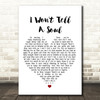 Charlie Puth I Won't Tell A Soul Heart Song Lyric Quote Print