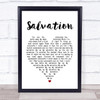 Gabrielle Aplin Salvation Heart Song Lyric Quote Print