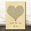 Will Smith Just The Two Of Us Vintage Heart Song Lyric Art Print