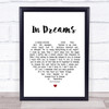 Roy Orbison In Dreams Heart Song Lyric Quote Print