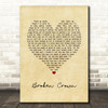 Mumford & Sons Broken Crown Vintage Heart Song Lyric Art Print