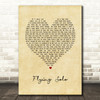 Julie and the Phantoms Cast Flying Solo Vintage Heart Song Lyric Art Print